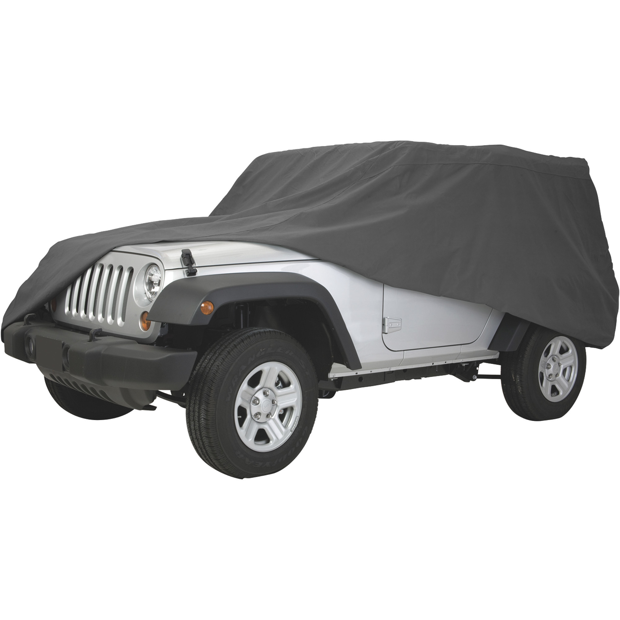 Classic Accessories OverDrive PolyPro 3 Heavy-Duty Truck/SUV Cover, Fits Jeep Wranglers up to 161in.L x 65in.W, Model# 10-020-251001-00